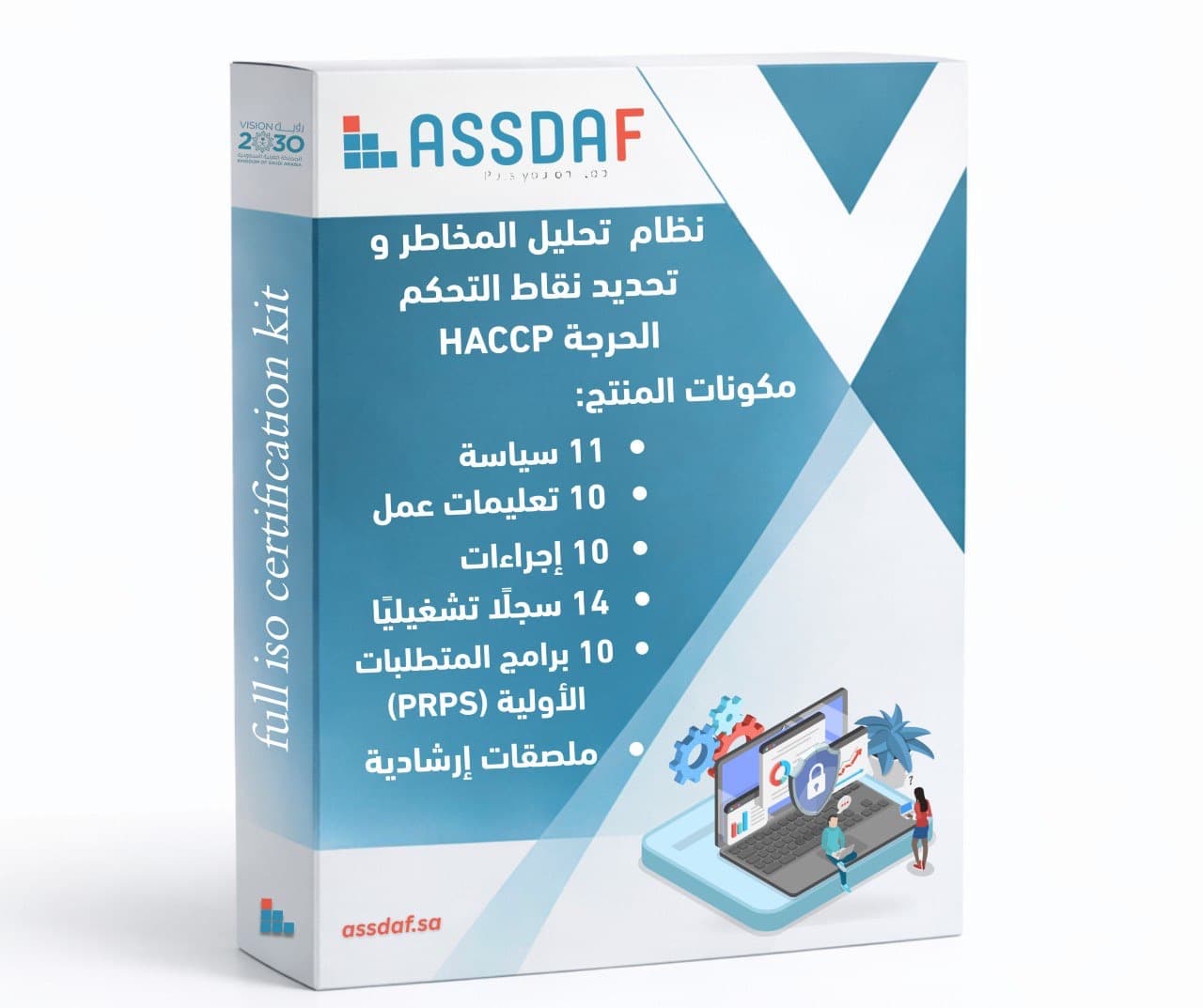 باكدج متكامل لنظام تحليل المخاطر وتحديد نقاط التحكم الحرجة (HACCP Package)