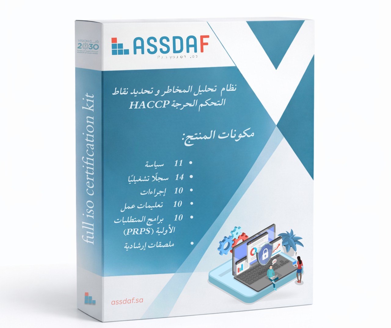 باكدج متكامل لنظام تحليل المخاطر وتحديد نقاط التحكم الحرجة (HACCP Package)